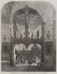 Interiör av Dom, Lubeck